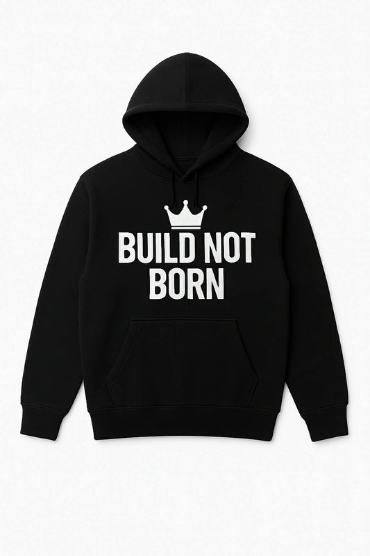 BUILT NOT BORN Hoodie

This isn’t just a hoodie. It’s a mindset.
Built Not Born is for the ones who weren’t handed confidence — they built it.

Every rep. Every late night. Every failure. Every comeback.
This hoodie is made for the people who keep going even when nobody is watching.
